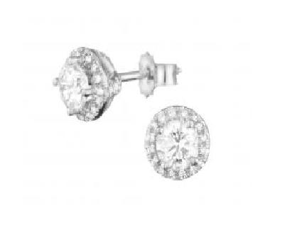 עגילי יהלומים - ED-2210 A